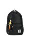 Water Repellent Anti-Sweat Fabric High School and Middle School Unisex Backpack Daily Bag Black - 2