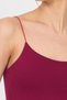 Claret Red Thin Strap Basic Undershirt 848 - 3