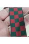 Glitter Checkered Ribbon (3 cm X 1 Mt), Ribbon, New Year, Checkered, Door Ornament - 4