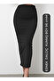 Women's Long Pencil Skirt Stretchy Diver Fabric Corset Belt High Waist Length96Cm