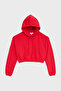 Cotton Crop Fit Hooded Sweat Sweat Lb24Fwessfuhd - 6