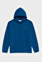 Cotton Regular Fit Hooded Kangaroo Pocket Sweat Men's Sweat Lb24Fwessmuhd - 6