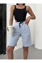 Women's Relaxed Fit Striped Pocket Shorts - 3