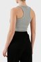 Cotton Slim Fit Square Collar Logo Top Top Lbnoosessfutn - 3