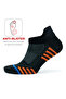 Women's Black 6-Piece Bamboo Sports Patterned Reinforced Washed Seamless Short Booties Summer Socks 2150 - 4
