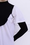 Neck Collar and Sleeve Set Black - Turtleneck Women's Hijab Combed Cotton Half Body Prayer Sleeve Hijab - 4
