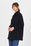 Black Ruffle Collar Detailed Tie-Up Tunic 4586A - 7