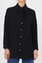 Black Ruffle Collar Detailed Tie-Up Tunic 4586A - 8