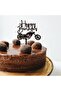 Black Acrylic Motorbike Happy Birthday Cake Topper, 1 Pack – Fun Cake Decoration for Bikers - 5