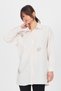 Natural Leaf Patterned Pearl Shirt 4660A - 8