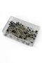 Bulk Needle Black 100 Pieces - Scarf and Shawl Needle Multi-Purpose Engagement Wedding Circumcision Jewelry Needle - 2