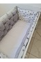 60 X 120 - Baby Crib Edge Protection Set - 40 cm Height, Washable - 3