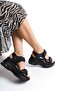 Beny Thick Sole Velcro Comfort Women's Sandals - 3