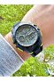 10 Atm Waterproof Silicone Cord Men's Wrist Watch with Chronometer