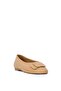 Elit Nova Women's Genuine Leather Ballerinas Camel - 2