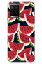 Vivo Y21S Y33S Y32 Case Patterned Silicone Flexible Cover Watermelon