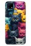 Realme C25 Case Patterned Silicone Colorful Phone Case Cat Army