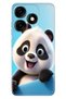 Tecno Spark 10 4g - 10C Case Colorful Custom Drawing Flexible Silicone Panda