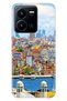 Vivo Y22S -Y35 Case Colorful Tpu Uv Printed Patterned Silicone Istanbul
