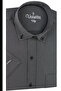 Men's Black Short Sleeve Pocket Wide Cut Cotton Summer Checkered Shirt - 2