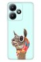 Infinix Hot 30 Case Printed Flexible Silicone Cover Camel