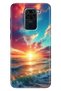 Xiaomi Redmi Note 9 6.53' Case Colorful Pattern Print Design Silicone Ocean