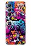 Realme C65 Case (Rmx3910) Compatible Colorful Printed Silicone Gamer