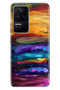 Xiaomi Poco F4 Case Patterned Cover Colorful Watercolor