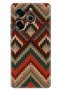 Tecno Pova 6 Pro Case Colorful Printing Soft Cover Flexible Silicone Zigzag