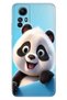 Xiaomi Redmi Note 12S Case Colorful Patterned Print Design Silicone Panda