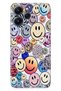 Xiaomi Redmi 12 Case Colorful Patterned Printing Silicone Uv Emojix