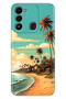 Tecno Spark 8C Case Colorful Themed Patterned Tpu Tecno 8C Silicone Malibu