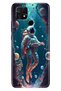 Poco C40 Case Colorful Themed Patterned Tpu Silicone Astronaut