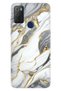 Tcl 20E Case Patterned Silicone Campaign Cover Arsos Marble