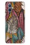 Case for Oneplus 9 Patterned Silicone Colorful Tpu Uv Leaves