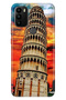 General Mobile Gm 21 Pro Case Printed Flexible Silicone Cover Pizza Tower