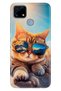 Realme C25 Case Patterned Silicone Colorful Phone Case Cat