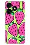 Tecno Spark 10 4g - 10C Case Colorful Custom Drawing Flexible Silicone Strawberry