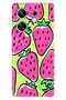 Infinix Zero 30 4g Case Colorful Patterned Print Silicone Strawberry
