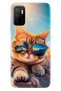 Xiaomi Redmi Note 11Se Case Colorful Pattern Print Design Silicone Cat