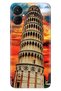 Tecno Spark 9 Pro Case Colorful Themed Patterned Tpu Spark9Pro Silicone Pizza Tower