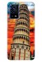 Oppo A55 4g Case Colorful Special Themed Patterned Silicone Tpu Stock Pizza Tower