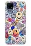 حافظة هاتف Realme C25 مصنوعة من السيليكون الملون بنمط Emojix