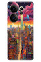 Tecno Camon 20 Premier 5g Case (Ck9N) Compatible Patterned Silicone Retro Newyork