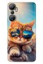 Case for Infinix Hot 20 (X6826C) Patterned Printed Flexible Silicone Cover Cat