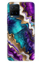 Vivo Y21S Case Colorful Tpu Uv Printed Patterned Silicone Sharp Amethyst