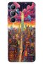 Realme C65 Case (Rmx3910) Compatible Colorful Printed Silicone Retro Newyork