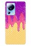 Xiaomi Mi 13 Lite Case Patterned Mi 13 Lite Design Silicone Cream