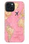 iPhone 13 - 14 Case Colorful Tpu Uv Printed Patterned Silicone Map