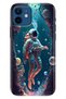 Case for Apple iPhone 12 Colorful Printed Silicone Astronaut